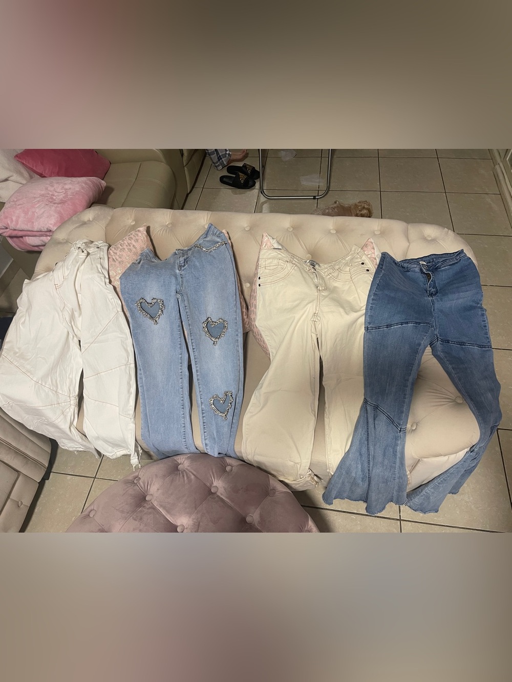 Almost Famous LC saints n heart bundle pants n jeans